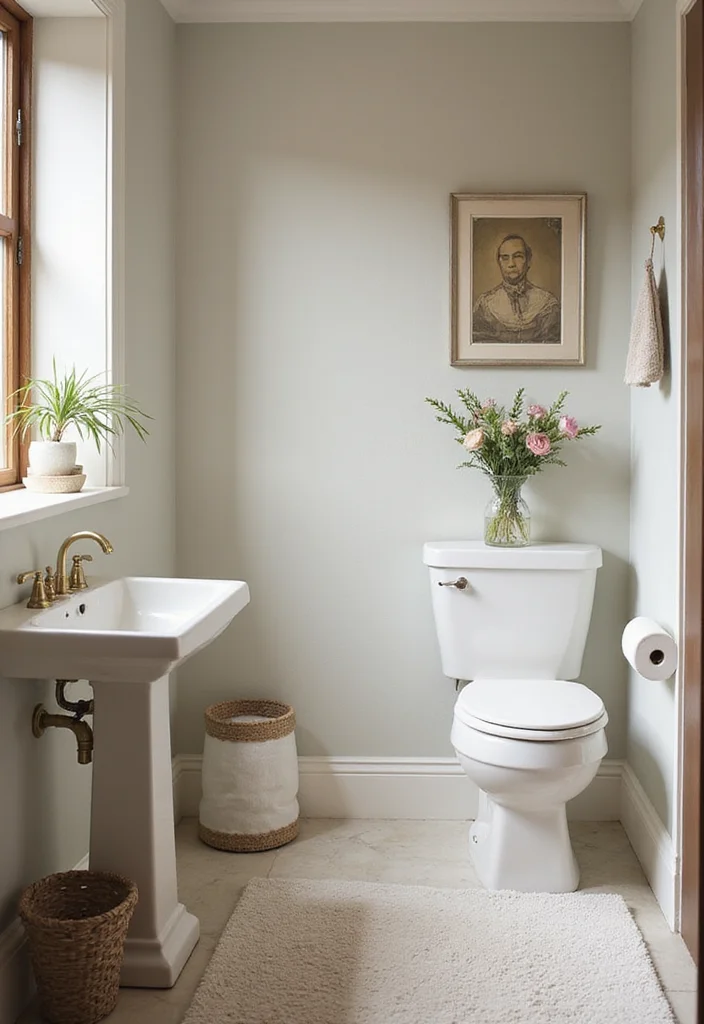 14 Large Half Bathroom Ideas For Open Space - 10. Create a Spa-Like Atmosphere