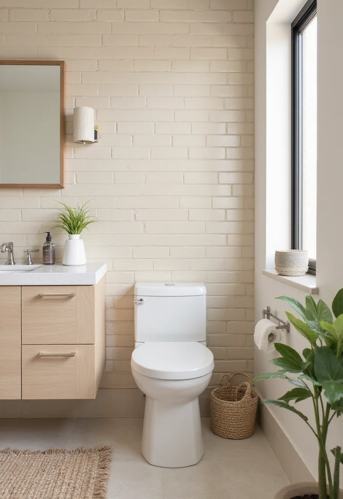 14 Neutral Bathroom Tile Ideas For Calm Interiors - 1. Soft Beige Subway Tiles
