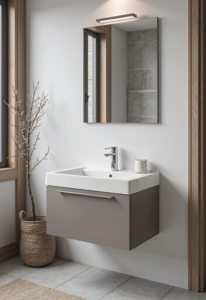 14 Primary Bathroom Vanity Ideas For Dream Homes - 10. Integrated Sinks for a Clean Look