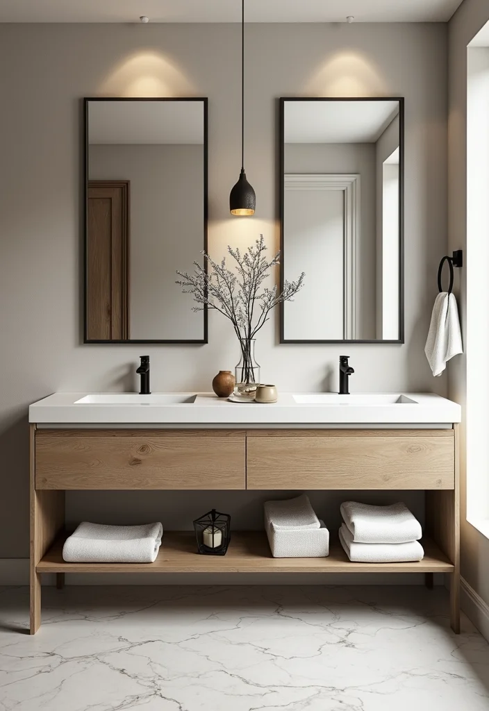 14 Primary Bathroom Vanity Ideas For Dream Homes - 13. Dual Vanities for Shared Spaces