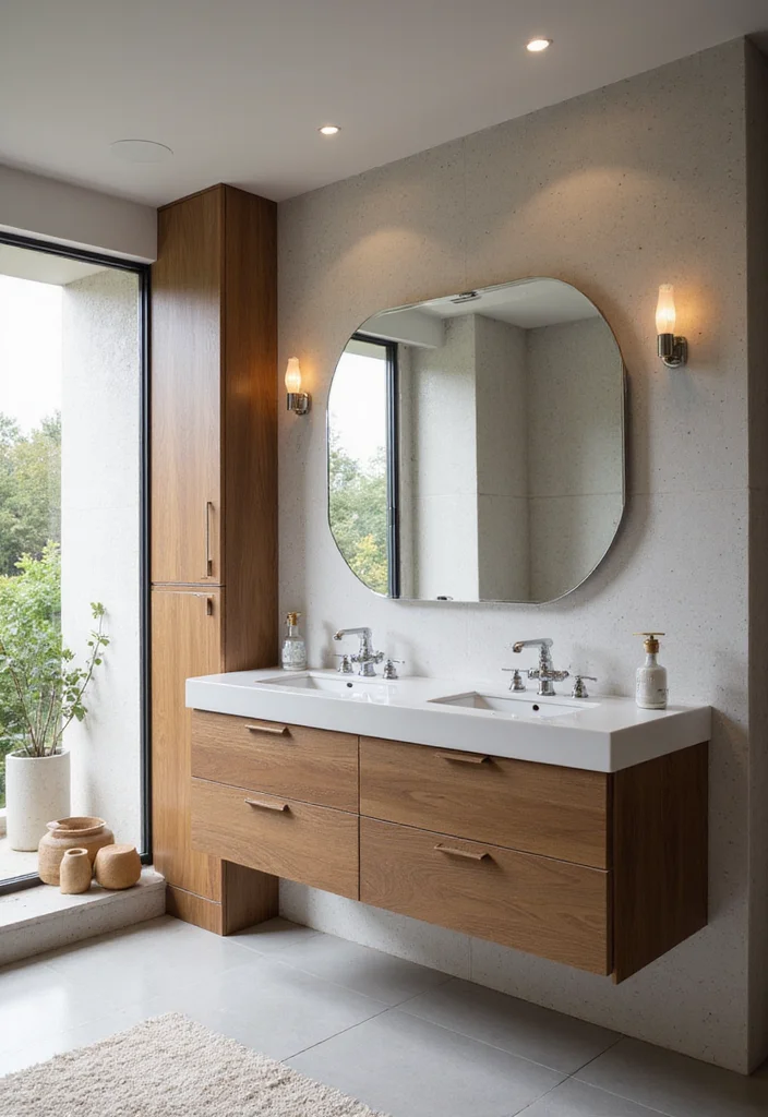 14 Primary Bathroom Vanity Ideas For Dream Homes - 6. Eco-Friendly Quartz Surfaces