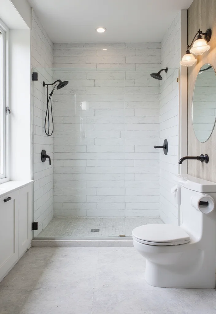 14 Subway Tile Bathroom Ideas for Any Home - 6. Extra Long Subway Tiles