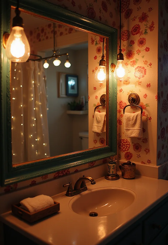 14 Teen Bathroom Ideas With Fun Style - 5. Fun Lighting Fixtures