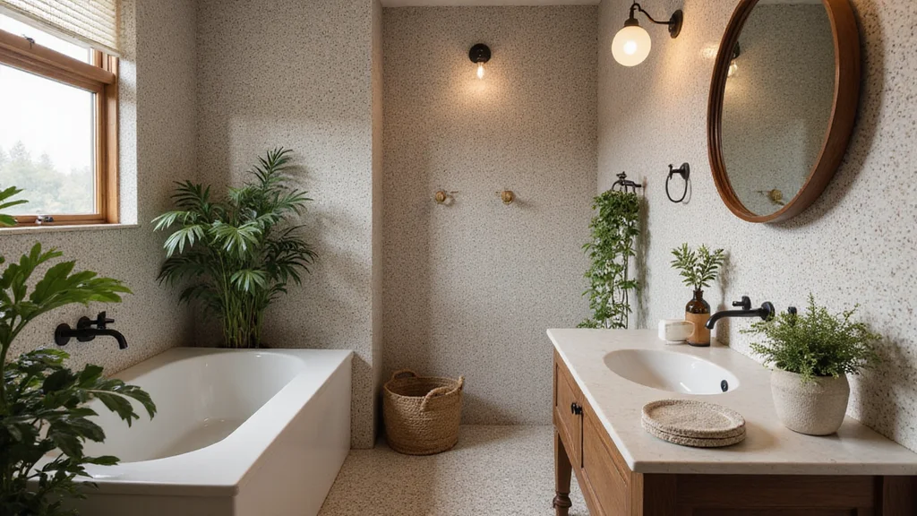 14 Terrazzo Bathroom Ideas With Trendy Sparkle