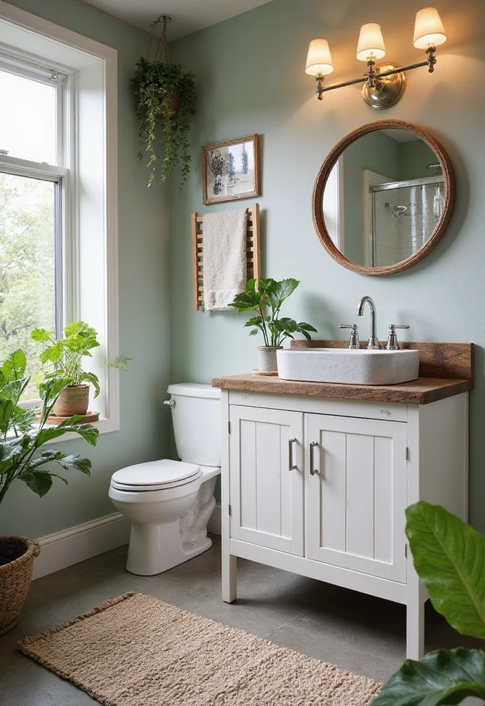 14 White Vanity Bathroom Ideas That Feel Fresh - 12. Eco-Friendly Materials