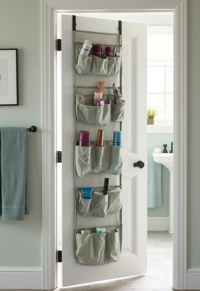16 Bathroom Cabinet Storage Ideas That Maximize Space - 4. Off-the-Wall Storage