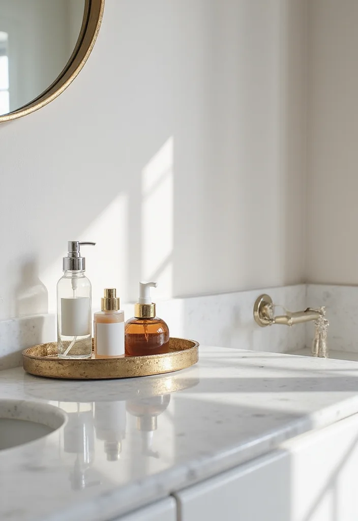 16 Bathroom Cabinet Storage Ideas That Maximize Space - 7. Clean and Clear Countertops