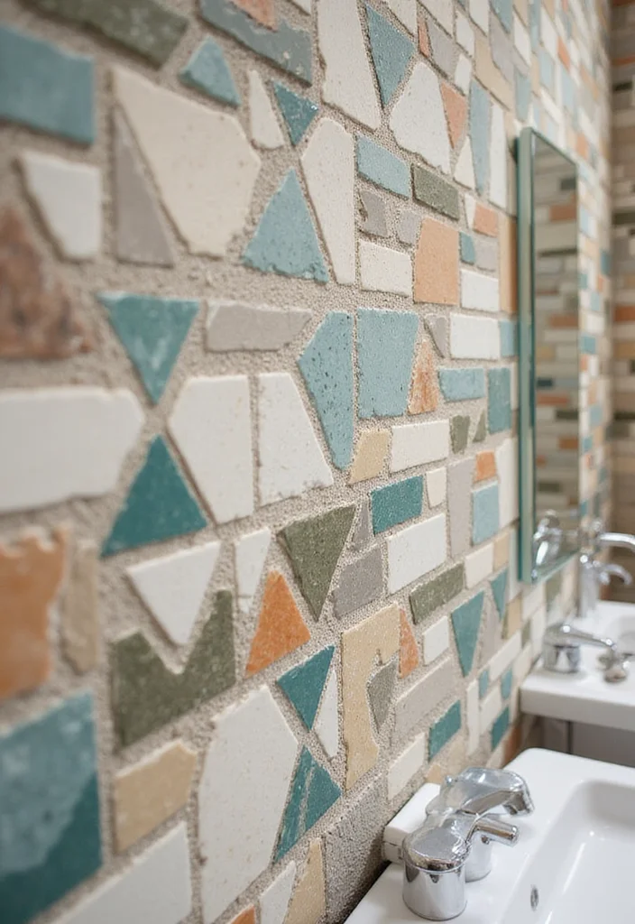 18 Bathroom Tile Pattern Ideas That Transform Spaces - 1. Geometric Ceramic Tiles