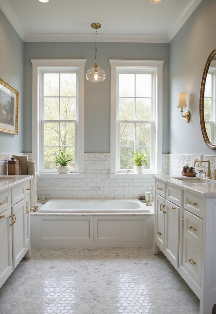 18 Bathroom Tile Pattern Ideas That Transform Spaces - 14. Creative Borders and Accents