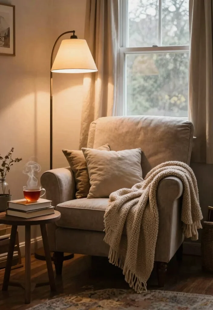 15 Country Rustic Bedroom Ideas: Warm Cozy Retreats - 8. Cozy Reading Nook 1