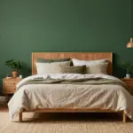 15 Dark Green Accent Wall Bedroom Ideas Bold and Cozy