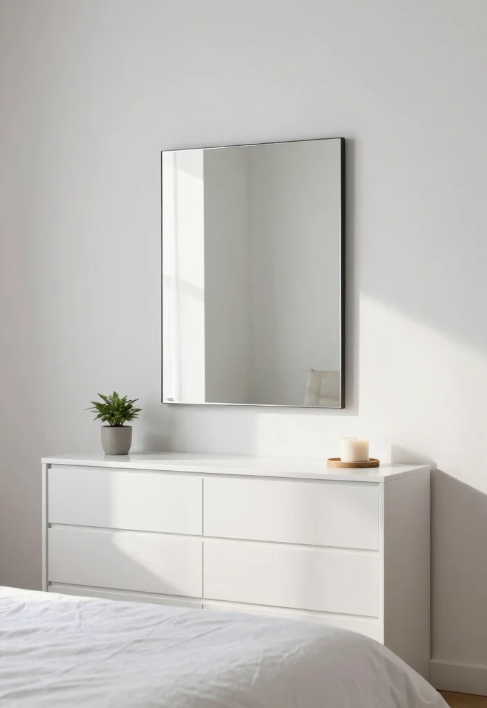 15 Mirror for Bedroom Wall Ideas: Elegant Reflective Style - 11. Frameless Mirrors 1