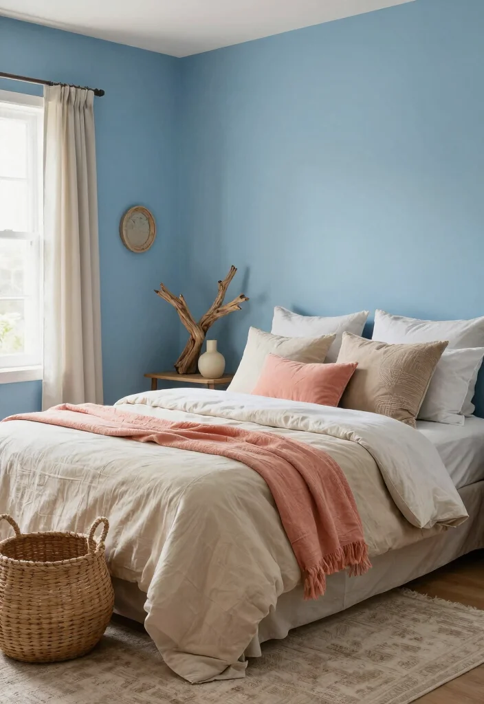 16 Bedroom Color Ideas for Couples Cozy and Romantic - 2. Ocean Blue Serenity 1