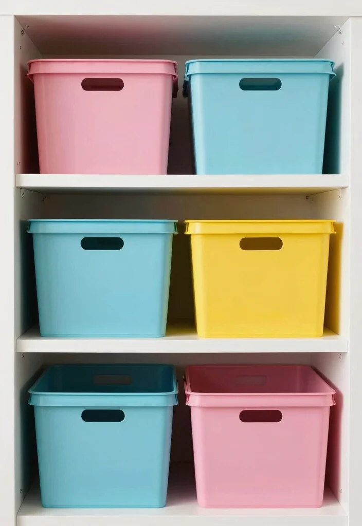 16 Inside Cupboard Ideas for Bedroom Smart Storage Solutions - 9. Color-Coded Storage Solutions 1