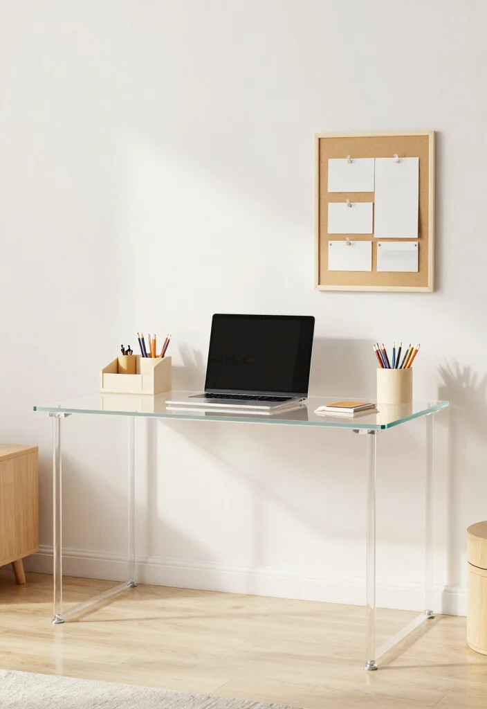 16 Kids Desk Area in Bedroom Ideas: Smart Study Zones - 11. Clear Desk Concept 1