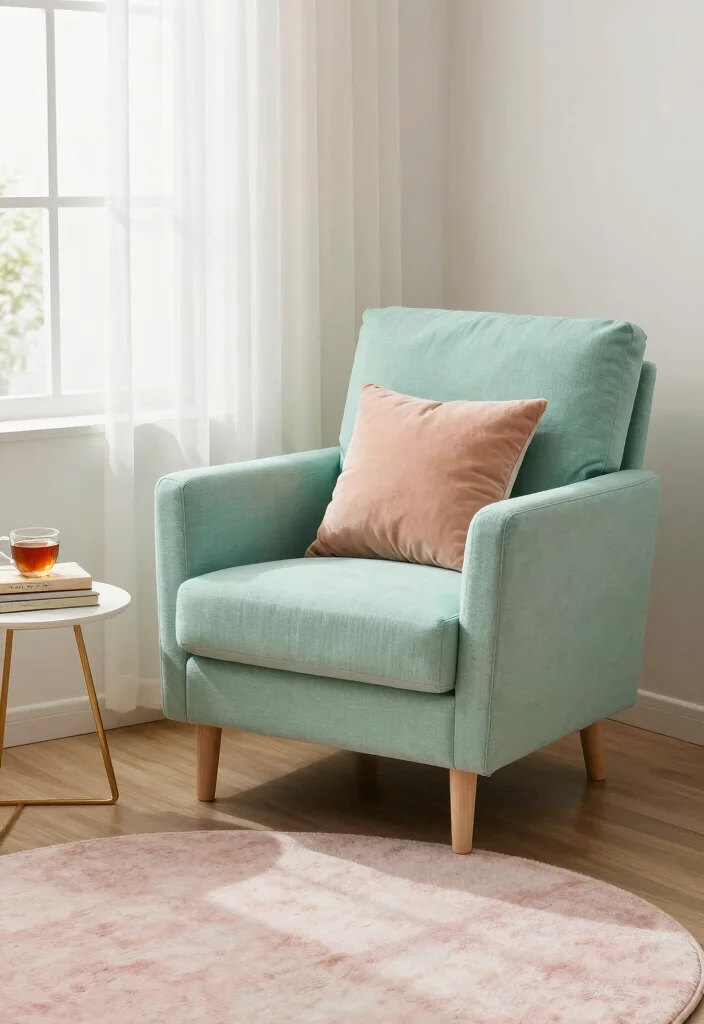 16 Mint Green and Pink Bedroom Ideas Soft Playful Charm - 9. Versatile Accent Chairs 1