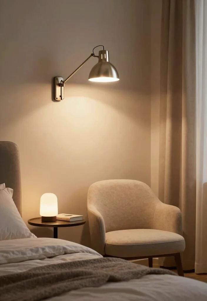 16 Wall Mounted Lights Bedroom Ideas: Sleek Space Saving - 10. Adjustable Wall Lamps 1