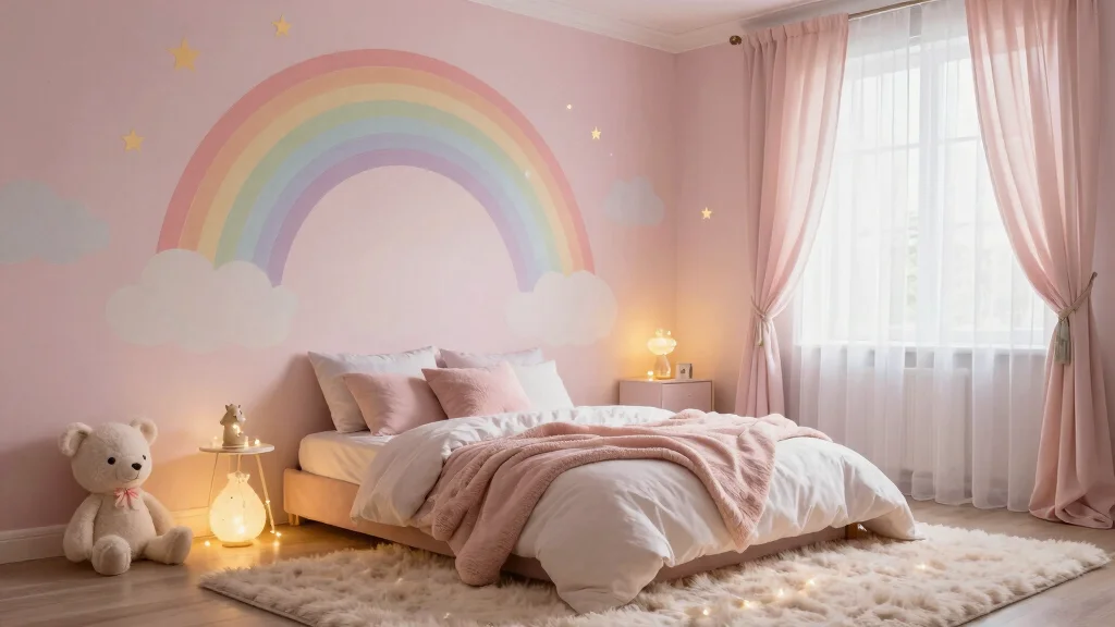 17 Accent Wall Girls Bedroom Ideas Cute and Creative