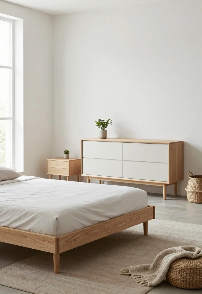 17 Bedroom Ideas for Women in Their 30s: Stylish and Calm - 3. Minimalist Furniture 1