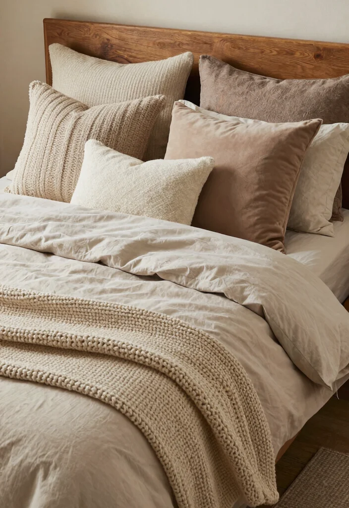 17 Bedroom Ideas for Women in Their 30s: Stylish and Calm - 4. Layered Textiles 1