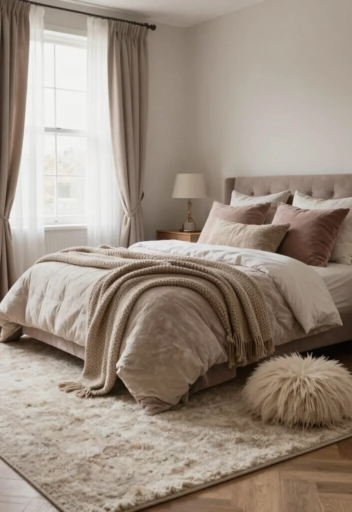 17 Fairytale Bedroom Ideas for Adults: Dreamy Magical Style - 17. Soft, Cozy Textures 1