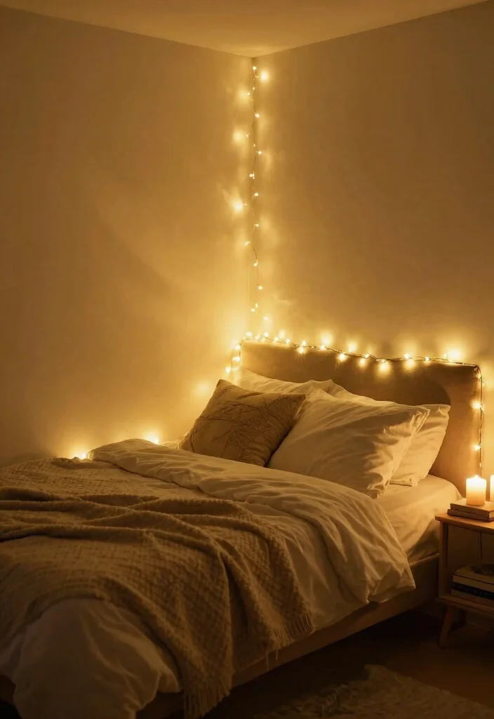 17 Fairytale Bedroom Ideas for Adults: Dreamy Magical Style - 4. Fairy Light Magic 1