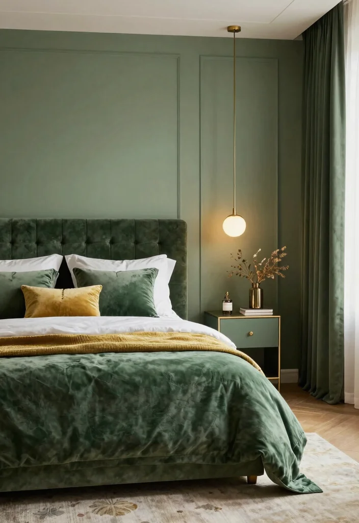 17 Green and Gold Bedroom Ideas: Luxurious Balanced Style - Conclusion 1