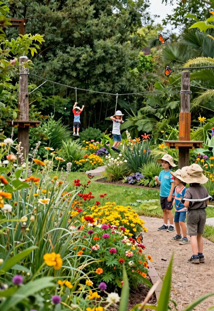 12 Backyard Zip Line Ideas That Keep Kids Safe and Neighbors Happy - 10. Engage with Nature 1