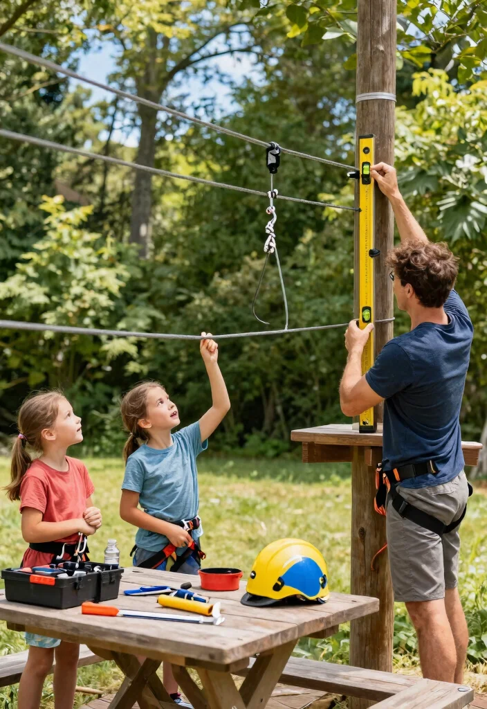 12 Backyard Zip Line Ideas That Keep Kids Safe and Neighbors Happy - 3. Simple and Safe Installation 1