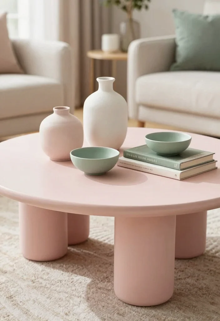 12 Farmhouse Coffee Table Decor Ideas That Don't Look Cluttered - 9. Simple Color Palettes 1