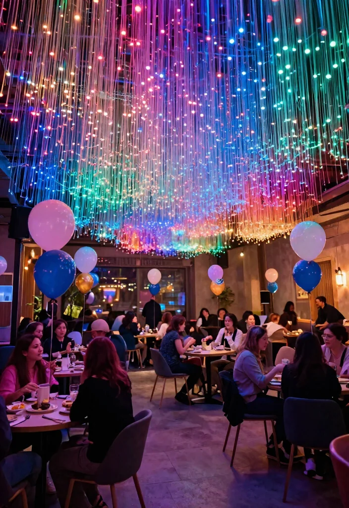 12 Fiber Optic Ceiling Ideas That Don't Need Electrician Fees - 12. Fiber Optic Lighting for Festivals or Events 1
