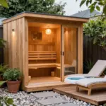 12 Outdoor Sauna and Hot Tub Ideas for Small Backyards