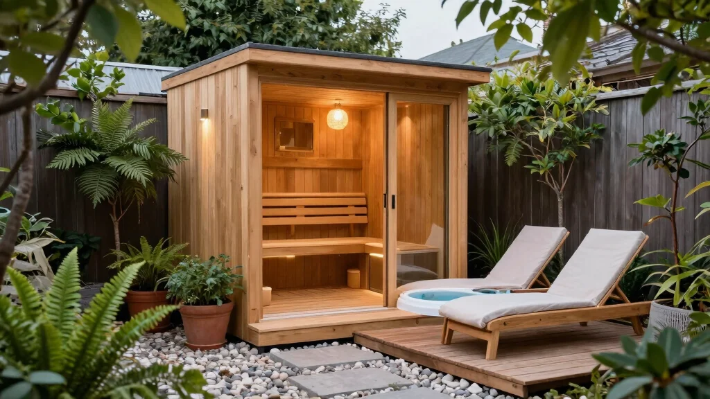 12 Outdoor Sauna and Hot Tub Ideas for Small Backyards