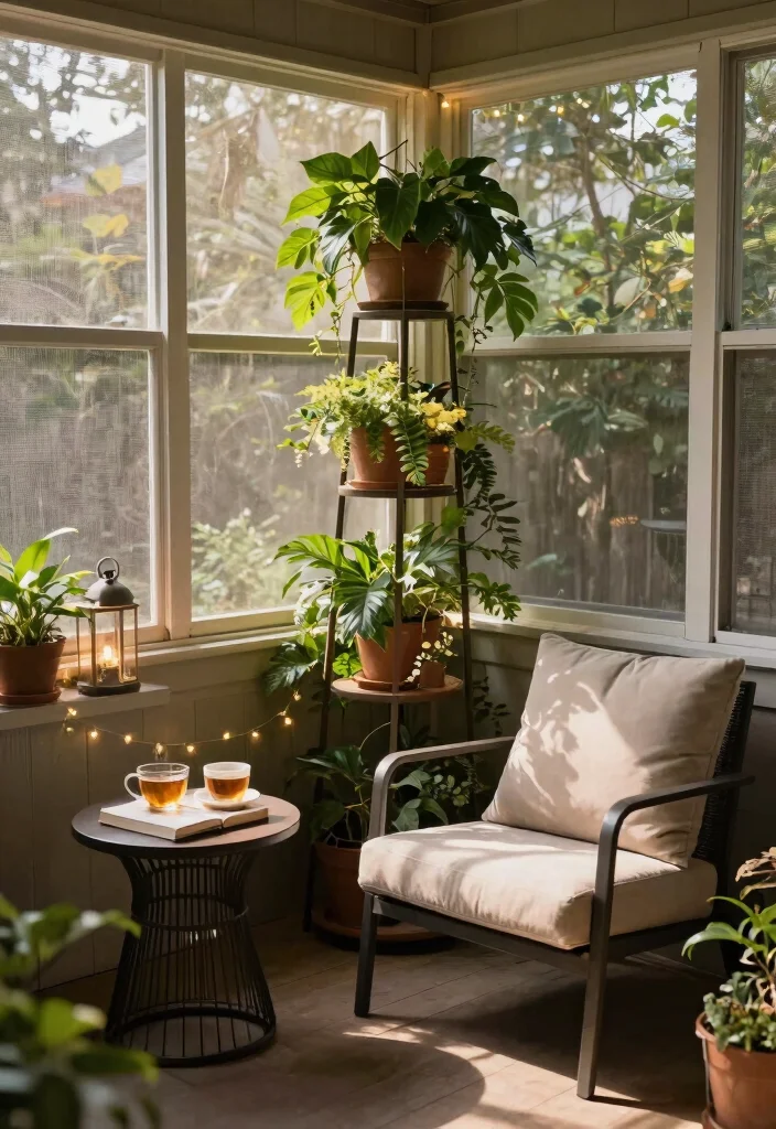 12 Small Screened In Porch Ideas That Maximize Tight Spaces - 4. Utilize Corner Spaces 1