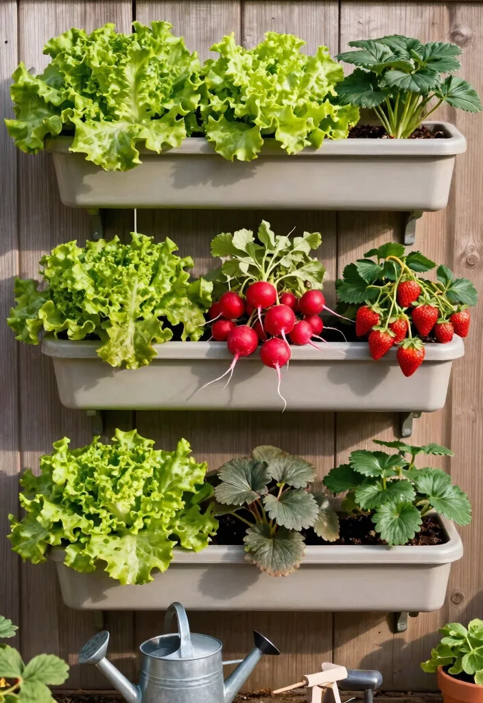 12 Tiny Balcony Garden Concepts That Grow More Than Herbs - 1. Vertical Vegetable Wall 1