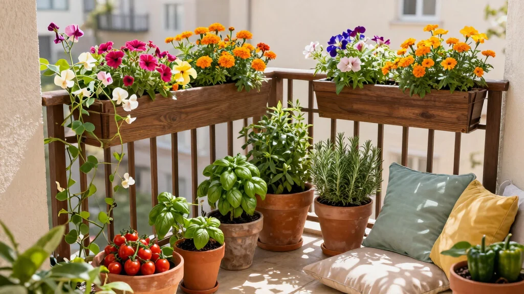 12 Tiny Balcony Garden Concepts That Grow More Than Herbs