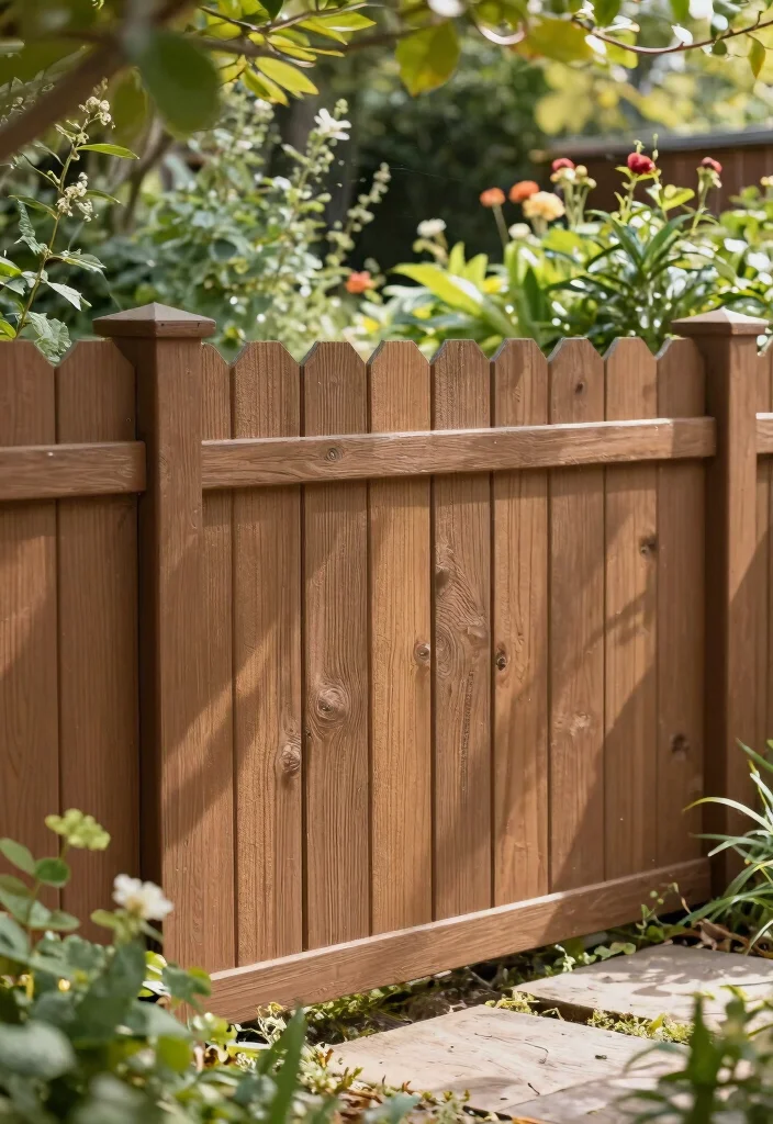 12 Vinyl Fence Ideas That Don't Look Cheap - 4. Textured Vinyl Designs 1