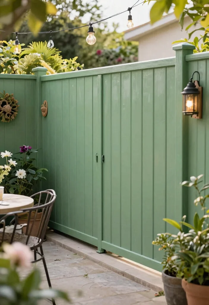 12 Vinyl Fence Ideas That Don't Look Cheap - 7. Garden Wall Effect 1