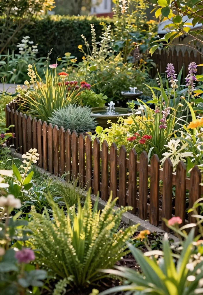 12 Vinyl Fence Ideas That Don't Look Cheap - 9. Landscape Integration 1