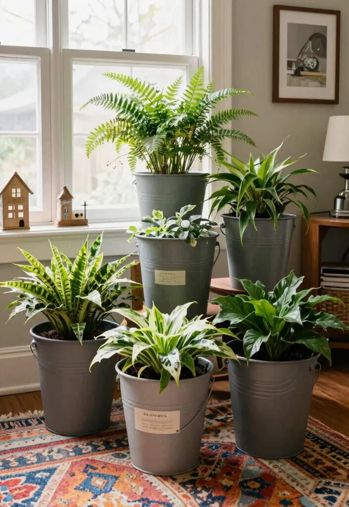14 Bucket Gardening 5 Gallon Ideas That Drain Well and Grow Big Plants - 7. Indoor Bucket Garden 1