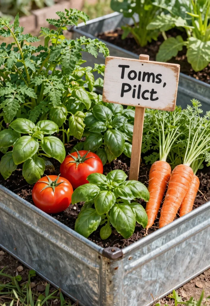 14 Galvanized Raised Garden Beds for Small Yards and Tight Budgets - 11. Companion Planting in Galvanized Beds 1