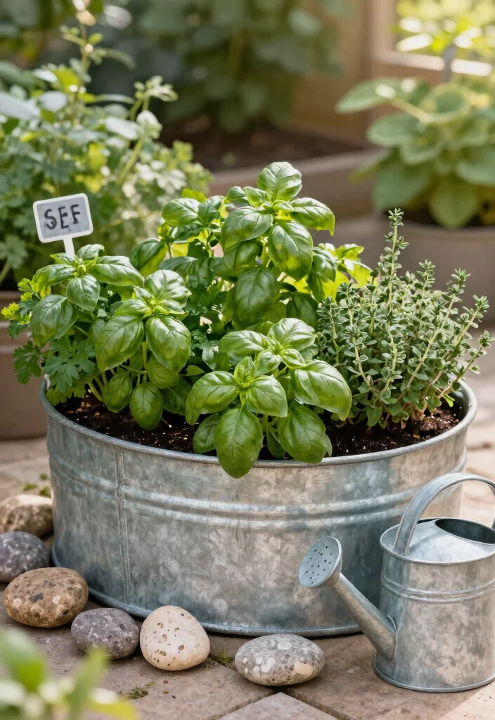 14 Galvanized Raised Garden Beds for Small Yards and Tight Budgets - 5. Compact Galvanized Bed for Herbs 1