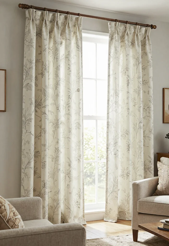 14 Hobby Lobby Farmhouse Decor Living Room Finds Under $50 - 14. Country-style Curtains 1