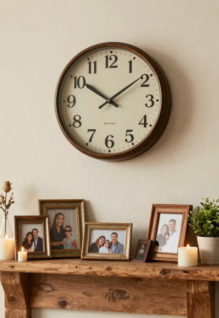 14 Hobby Lobby Farmhouse Decor Living Room Finds Under $50 - 7. Vintage-Inspired Clock 1