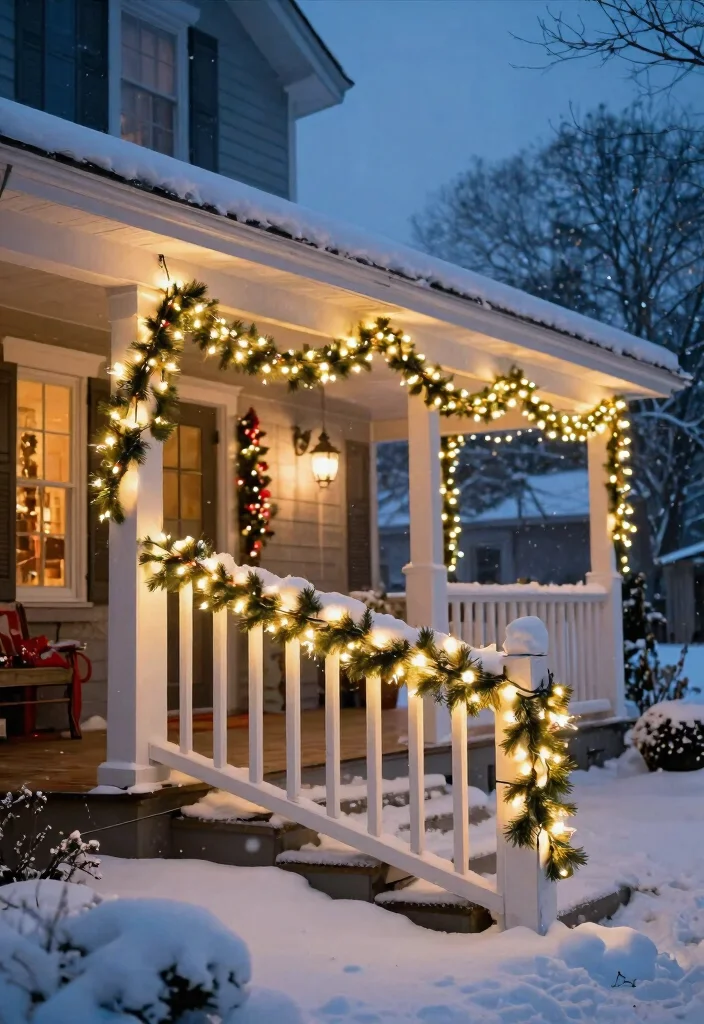 14 Outdoor Christmas Garlands That Survive Rain and Snow - 4. LED Lit Garlands 1
