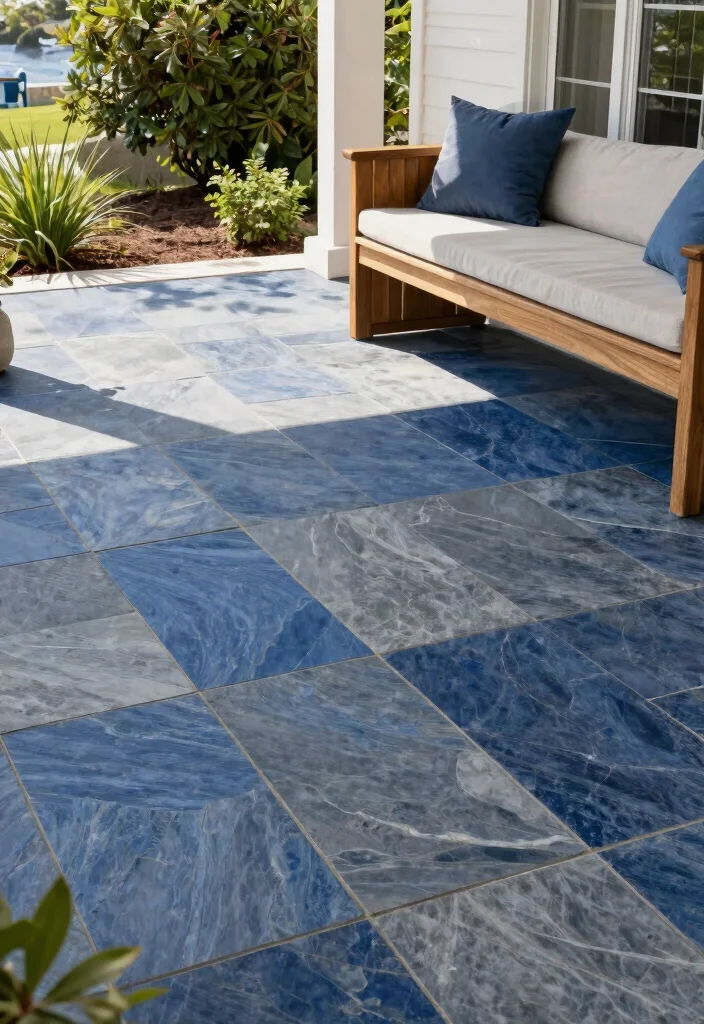 14 Outdoor Porch Tile Ideas That Handle Rain and Stay Slip-Free - 9. Slate Tiles 1