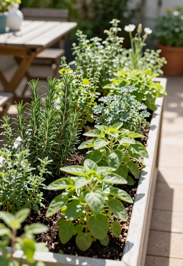 14 Patio Planter Ideas That Thrive in Full Sun Without Daily Watering - 2. Drought-Resistant Herbs 1