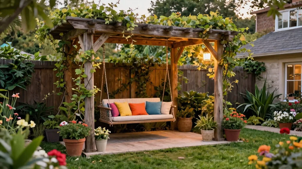 14 Pergola With Swing Ideas That Turn Any Backyard Into a Retreat