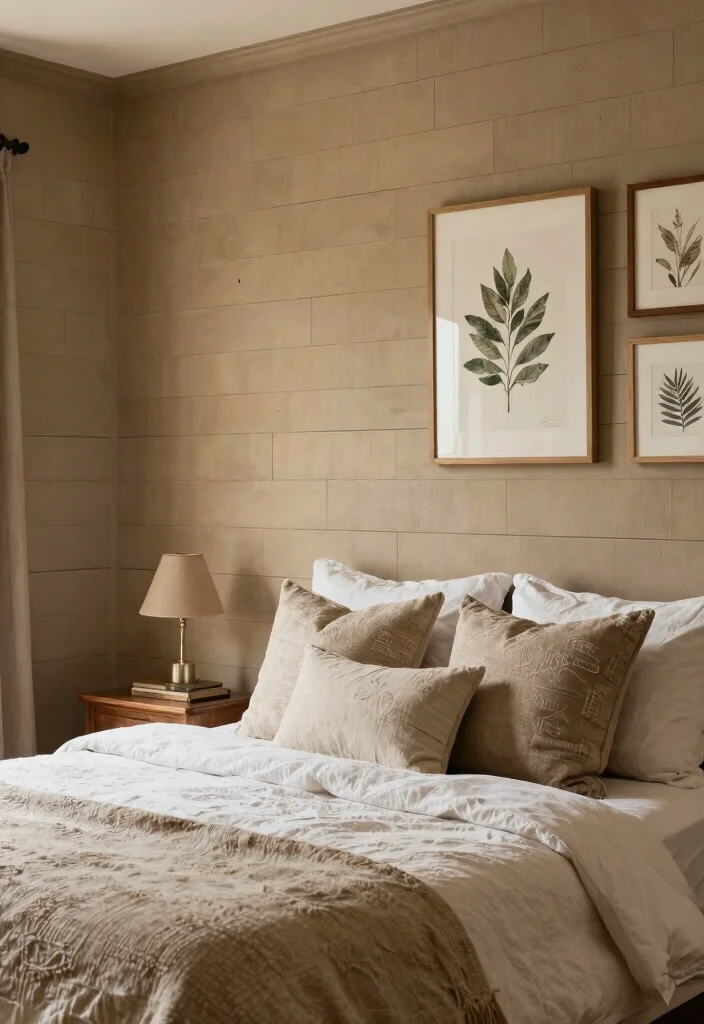 14 Rustic Farmhouse Bedroom Ideas That Feel Warm Without Looking Dated - 6. Accent Walls for Depth 1