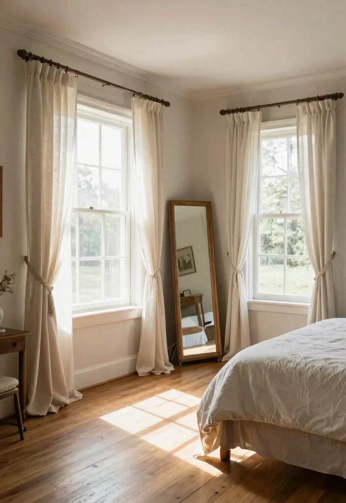 14 Rustic Farmhouse Bedroom Ideas That Feel Warm Without Looking Dated - 7. Natural Lighting Considerations 1